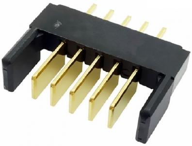 LM-T5-5-20  5P铜片电池连接器  刀片5位电池连接器间距2.0